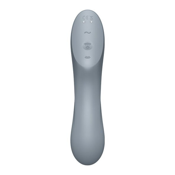 Вакуумный стимулятор с вибрацией Satisfyer Curvy Trinity 3 BlueGrey