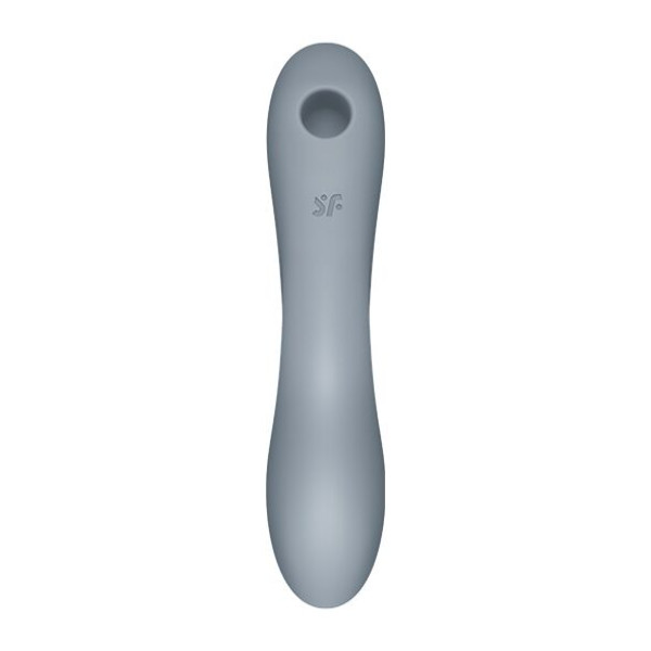 Вакуумный стимулятор с вибрацией Satisfyer Curvy Trinity 3 BlueGrey