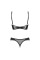 Комплект Obsessive Roxelia 2-pcs crotchless set M/L, Obsessive (Польща) - IntimLand
