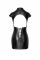 Платье Noir Handmade F309 Fantasy wetlook mini dress with lace up back - M