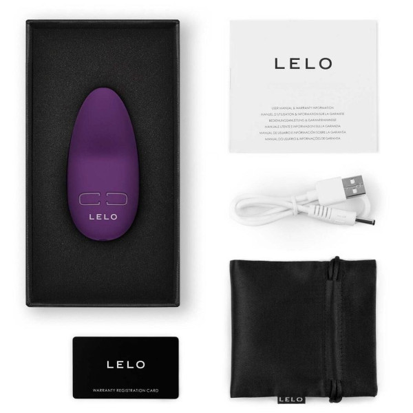 Мини-вибратор для клитора LELO Lily 3 Dark Plum, 10 режимов, очень мощный, Lelo - IntimLand