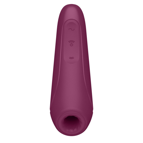 Вакуумний кліторальний стимулятор Satisfyer Curvy 1+ Rose Red з керуванням через інтернет