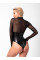 Боди Noir Handmade F321 Edge wetlook and mesh body with rings - XL, Noir Handmade (Польща) - IntimLand