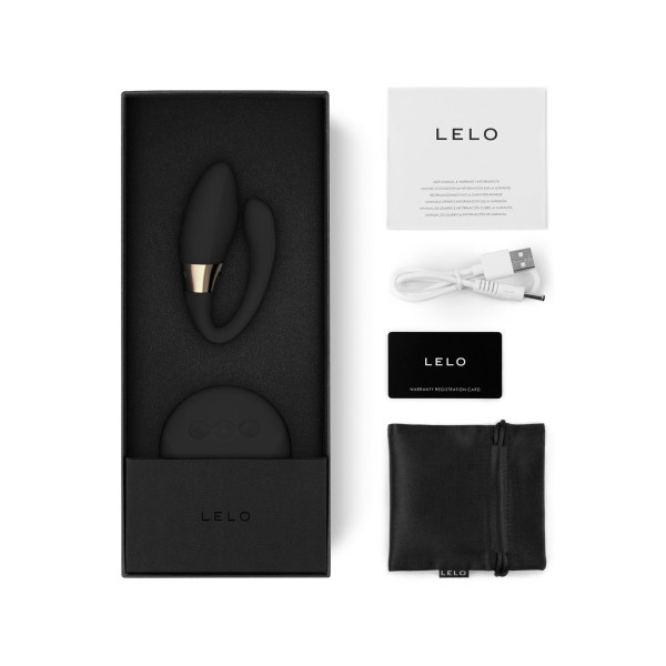 Вибратор для пар LELO Tiani Duo Black, 2 мотора, пульт ДУ, Lelo - IntimLand