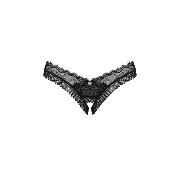 Трусики Obsessive Medilla crotchless thong XL/2XL, Obsessive (Польща) - IntimLand