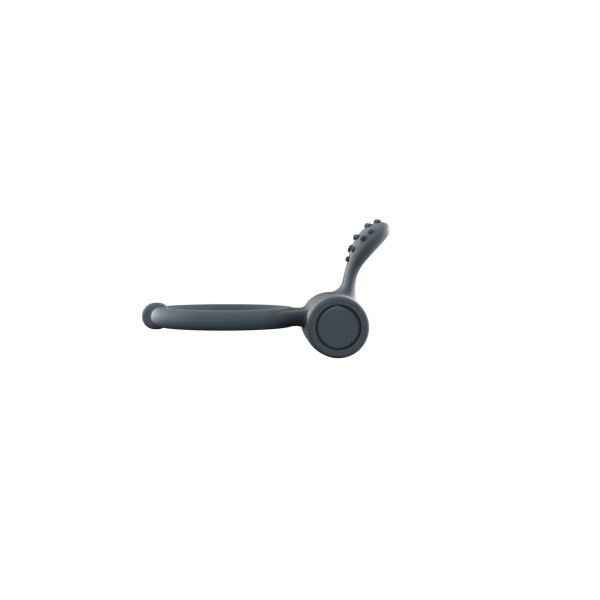Эрекционное кольцо Dorcel Power Clit Plus с вибрацией, перезаряжаемое, с язычком со щеточкой, Dorcel (Франція) - IntimLand