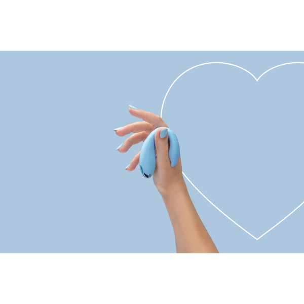 Вибратор для пар FairyGasm PleasureBerry blue, зарядный кейс, пульт ДУ, FairyGasm (Польща) - IntimLand