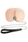 Силиконовая анальная пробка Art of Sex Silicone Anal Plug with Leash size S с поводком Black, Art of Sex (Украина) - IntimLand