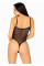 Эротическое боди Leg Avenue Cami bodysuit with thong Black XL, на бретелях, Leg Avenue (США) - IntimLand