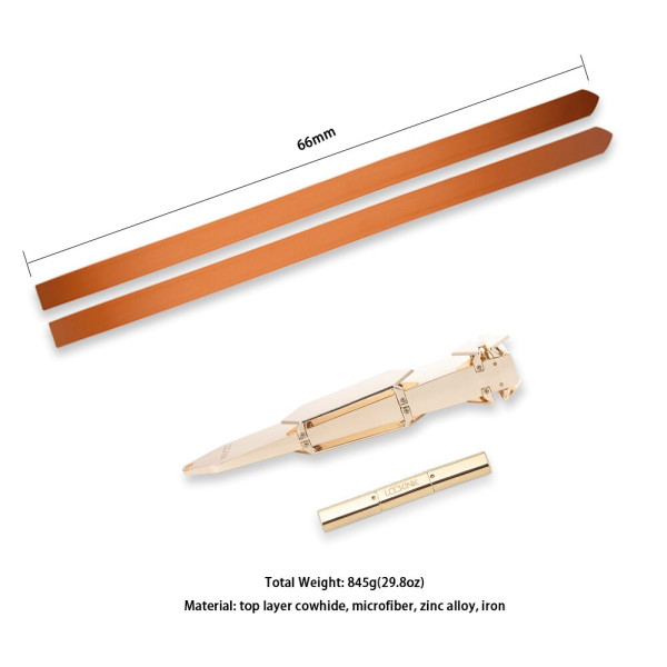 БДСМ-набор LOCKINK Teasing & Impact-Play Brown Set, LOCKINK - IntimLand