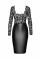 Платье Noir Handmade F295 Euphoria lace and wetlook midi dress - XL, Noir Handmade (Польща) - IntimLand