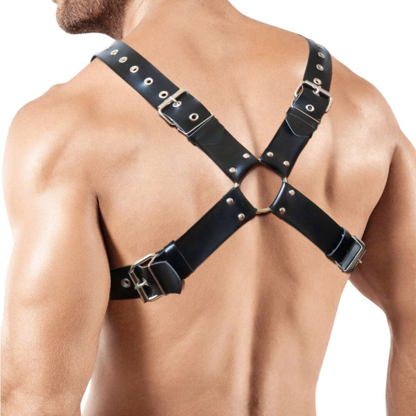 Мужская портупея Art of Sex - Arcady, Черный XS-M, Art of Sex (Украина) - IntimLand