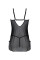 Пеньюар Passion DROSERA CHEMISE black, L/XL, кружевной лиф со стрепами, трусики в комплекте, Passion (Польша) - IntimLand