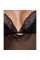 Сорочка Passion DELIENA CHEMISE L/XL black, стринги с заниженной талией, Passion (Польша) - IntimLand