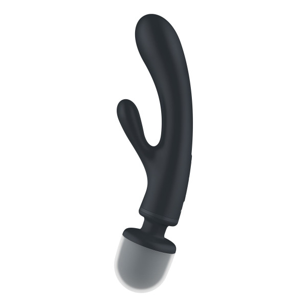 Вибратор-кролик с вибромассажером Satisfyer Triple Lover Grey, 3 мотора, Satisfyer (Германия) - IntimLand