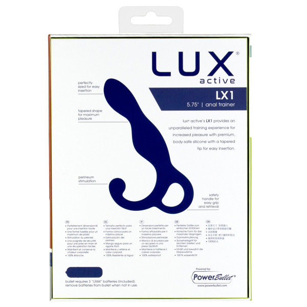 Массажер простаты Lux Active LX1 Anal Trainer 5.75″, Dark Blue, вибропуля в комплекте, LUX Active (Канада) - IntimLand