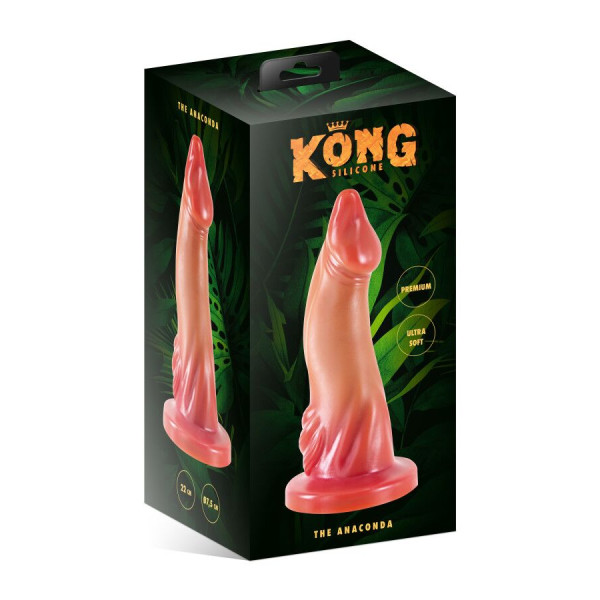 Фэнтезийный фаллоимитатор Kong Silicone The Anaconda, Kong Silicone - IntimLand