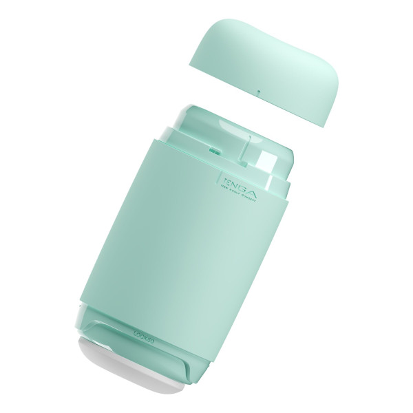 Мастурбатор TENGA PUFFY MINT GREEN, ультрамягкий материал, многоразовый, сквозной, Tenga (Япония) - IntimLand
