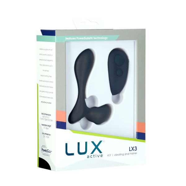 Вибромассажер простаты Lux Active LX3 Vibrating Anal Trainer, пульт ДУ, LUX Active (Канада) - IntimLand