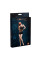 Мини-платье на одно плечо Moonlight Model 12 XS-L Black, вертикальная бахрома, Moonlight (Испания) - IntimLand