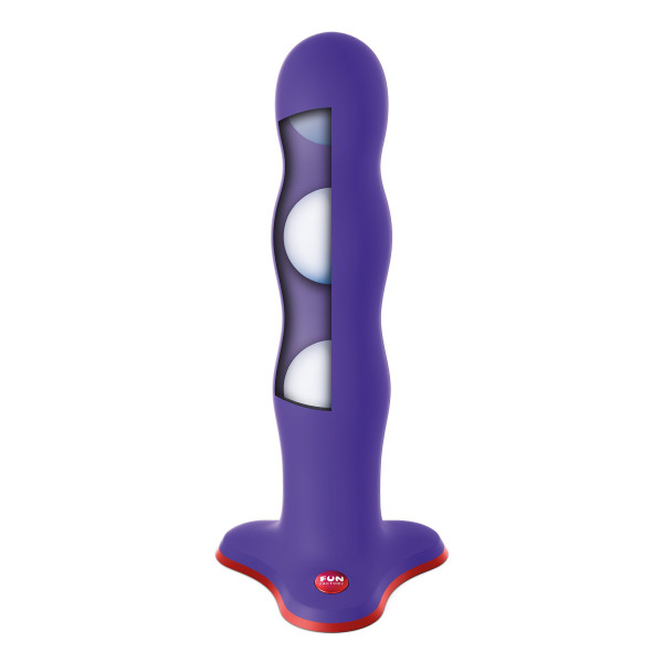 Фаллоимитатор Fun Factory BOUNCER, фиолетовый, шарики внутри, эффект вибрации, диаметр 3,9 см, Fun Factory (Германия) - IntimLand