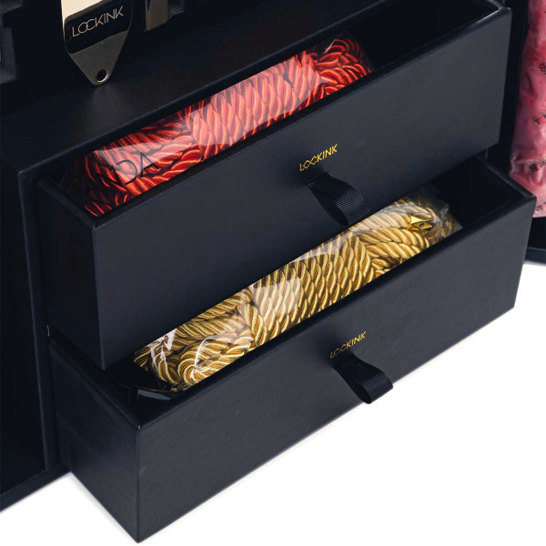 БДСМ-набор LOCKINK All-in-1 BDSM Play Kit - Crocodile Leather, LOCKINK - IntimLand