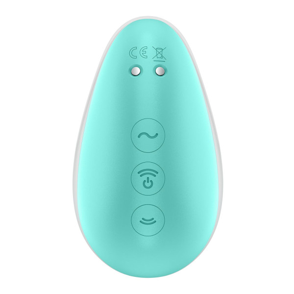 Вакуумный стимулятор с вибрацией Satisfyer Pixie Dust Mint/Pink, Satisfyer (Германия) - IntimLand