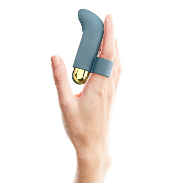 Вибратор на палец Love To Love TOUCH ME PETROLE перезаряжаемый, мощный мотор, Love To Love (Франция) - IntimLand