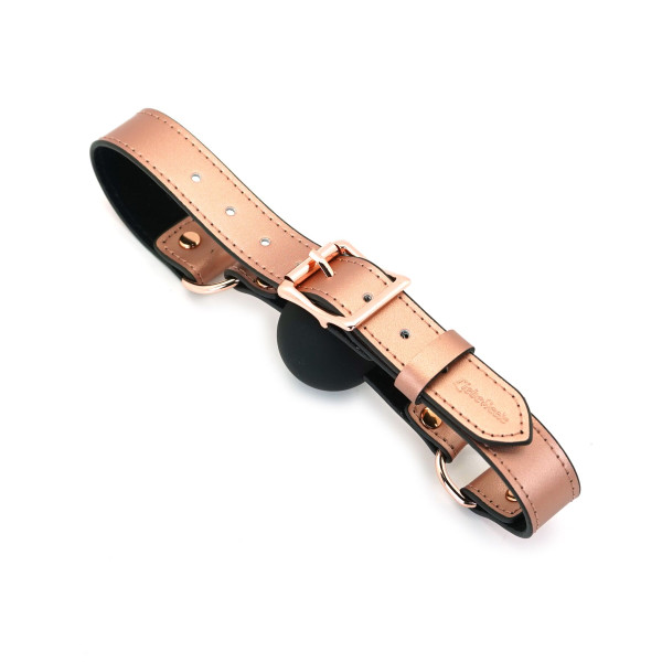 Кляп Liebe Seele Rose Gold Memory Ball Gag, Liebe Seele - IntimLand