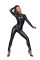 Комбинезон Noir Handmade F162 Powerwetlook overall with leash and two-way zipper - XL, Noir Handmade (Польща) - IntimLand