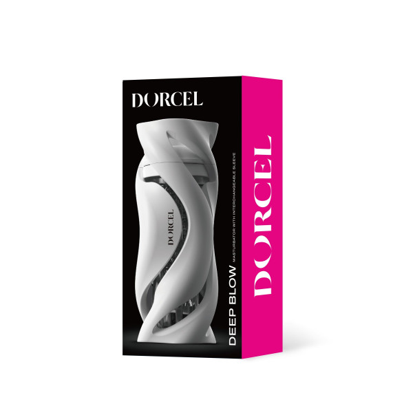 Мастурбатор Dorcel DEEP BLOW WHITE, двойное использование, Dorcel (Франция) - IntimLand
