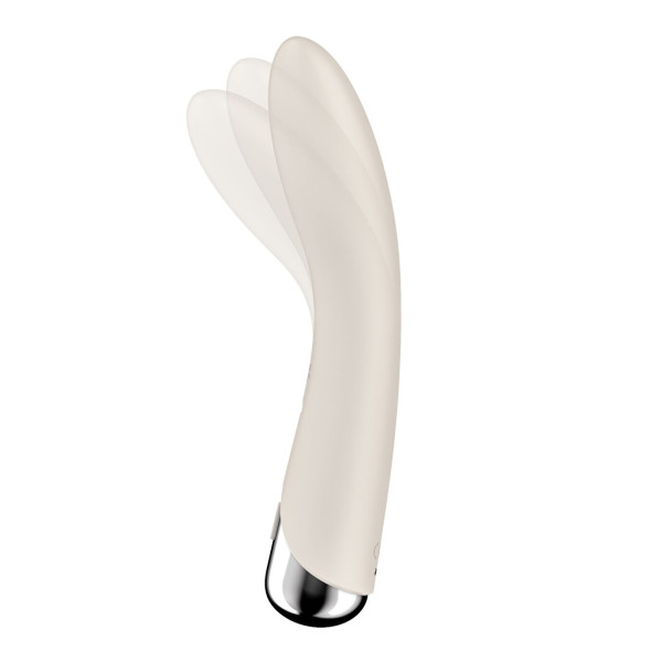 Вибратор точки G с вращением Satisfyer Spinning Vibe 1 Beige, 2 мотора, Satisfyer (Германия) - IntimLand