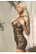 Ажурное платье-сетка Leg Avenue Lace mini dress with cut-outs Black, one size, Leg Avenue (США) - IntimLand