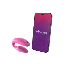 Смарт-вибратор для пар We-Vibe Sync 2 Rose, 10 виброрежимов, пульт ДУ