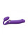 Безремневой страпон с вибрацией Strap-On-Me Vibrating Violet XL, диам. 4,7см, пульт ДУ, регулируемый, Strap-On-Me (Франция) - IntimLand
