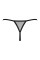 Трусики-стринги Obsessive Novenes crotchless thong, XS/S, сетка, стрепы, украшение со стразами, откр, Obsessive (Польща) - IntimLand