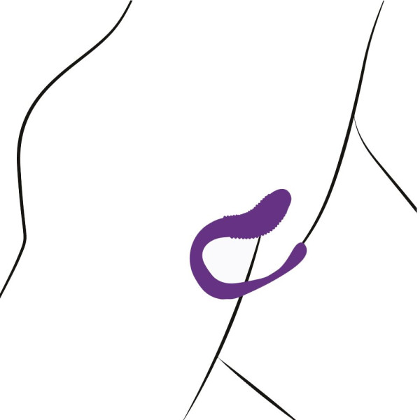 Вибратор для пар Adrien Lastic Mini Romeo II с пультом LRS и двумя моторчиками, Adrien Lastic (Іспанія) - IntimLand