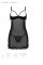 Эротический пеньюар Passion MARINA CHEMISE, XXL/XXXL, black, Passion (Польша) - IntimLand