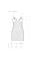 Сорочка з вирізами на грудях, стрінги Passion LOVELIA CHEMISE S/M, white