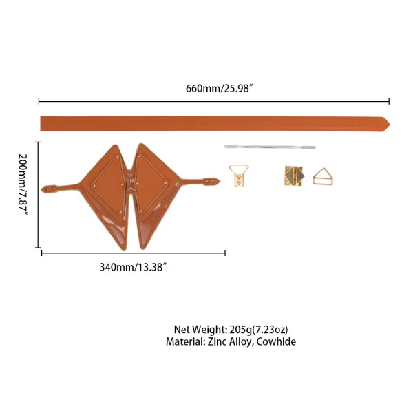 Маска на глаза LOCKINK Vixen Blindfold Brown Set, LOCKINK (Китай) - IntimLand