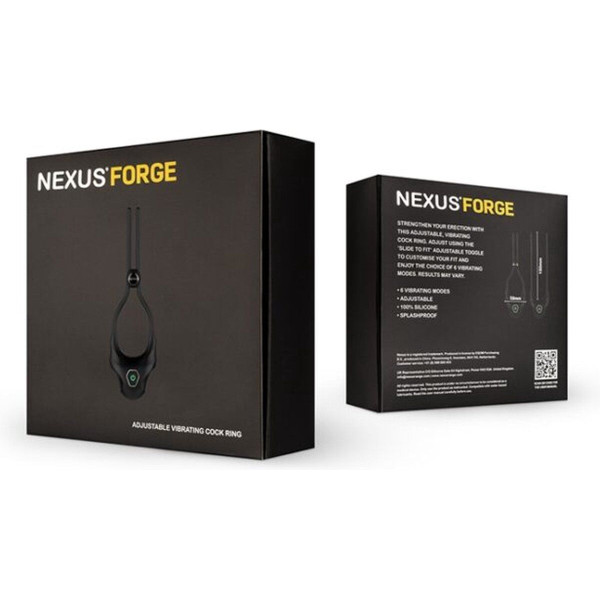 Эрекционное виброкольцо-лассо Nexus FORGE Vibrating, 6 режимов, Nexus (Великобритания) - IntimLand