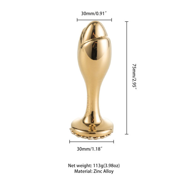 Анальная пробка LOCKINK SEVANDA Pearl Rose-shape Anal Plug, LOCKINK - IntimLand