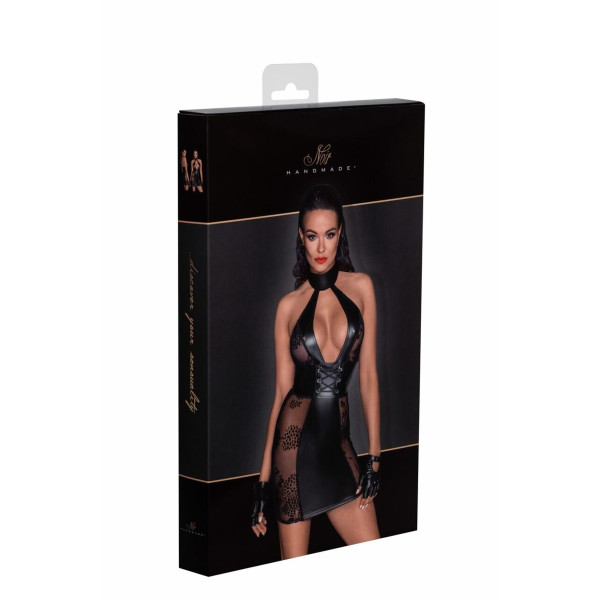 Платье Noir Handmade F238 Short tulle dress with powerwetlook inserts - S, Noir Handmade (Польща) - IntimLand