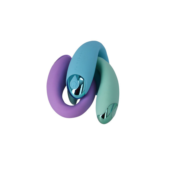 Вибратор для пар FairyGasm PleasureBerry green, зарядный кейс, пульт ДУ, FairyGasm (Польща) - IntimLand