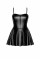 Платье Noir Handmade F308 Dreamer wetlook corset mini dress with front zipper - L, Noir Handmade (Польща) - IntimLand