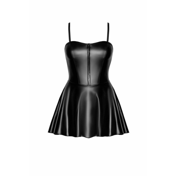 Платье Noir Handmade F308 Dreamer wetlook corset mini dress with front zipper - L, Noir Handmade (Польща) - IntimLand