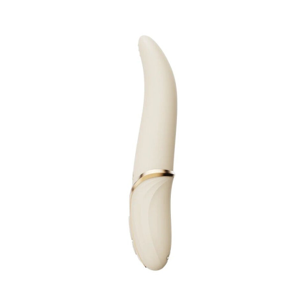 Вибратор Zalo – EVE Ivory White, вибрация + ротация, имитация язычка, подогрев до 39 °C, Zalo (США) - IntimLand