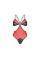 Полупрозрачное боди с кружевом Passion PEONIA BODY L/XL red, Passion (Польша) - IntimLand