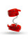 Поножи Feral Feelings - Ankle Restraints Red Trasparent, Feral Feelings (Украина) - IntimLand