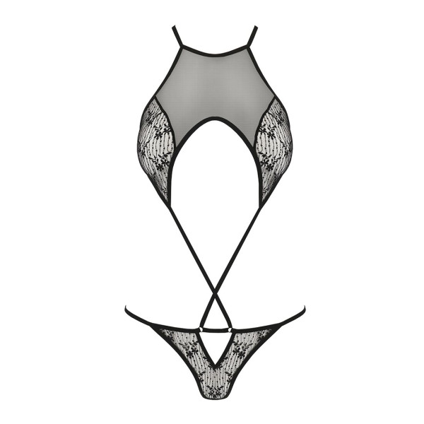 Ажурное боди Passion AZALIA BODY L/XL, black, Passion (Польша) - IntimLand